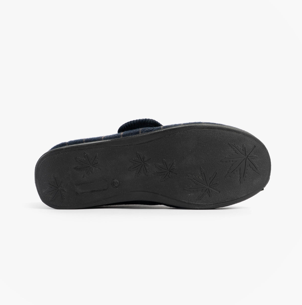 Jo & Joe DENNIS Mens Adjustable Full Slippers Navy