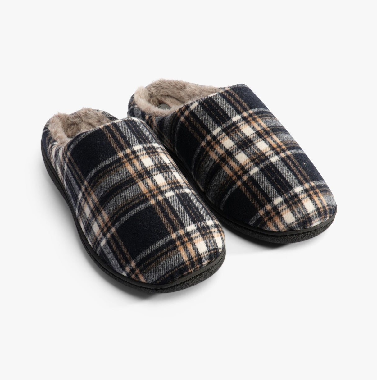 Jo & Joe FALKIRK Mens Slippers Navy