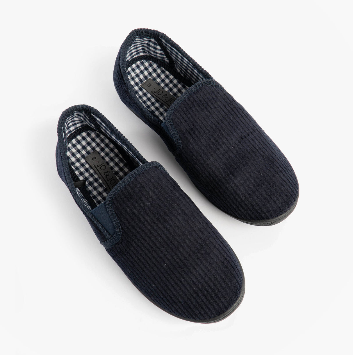 Jo & Joe HARRY Mens Full Slippers Navy