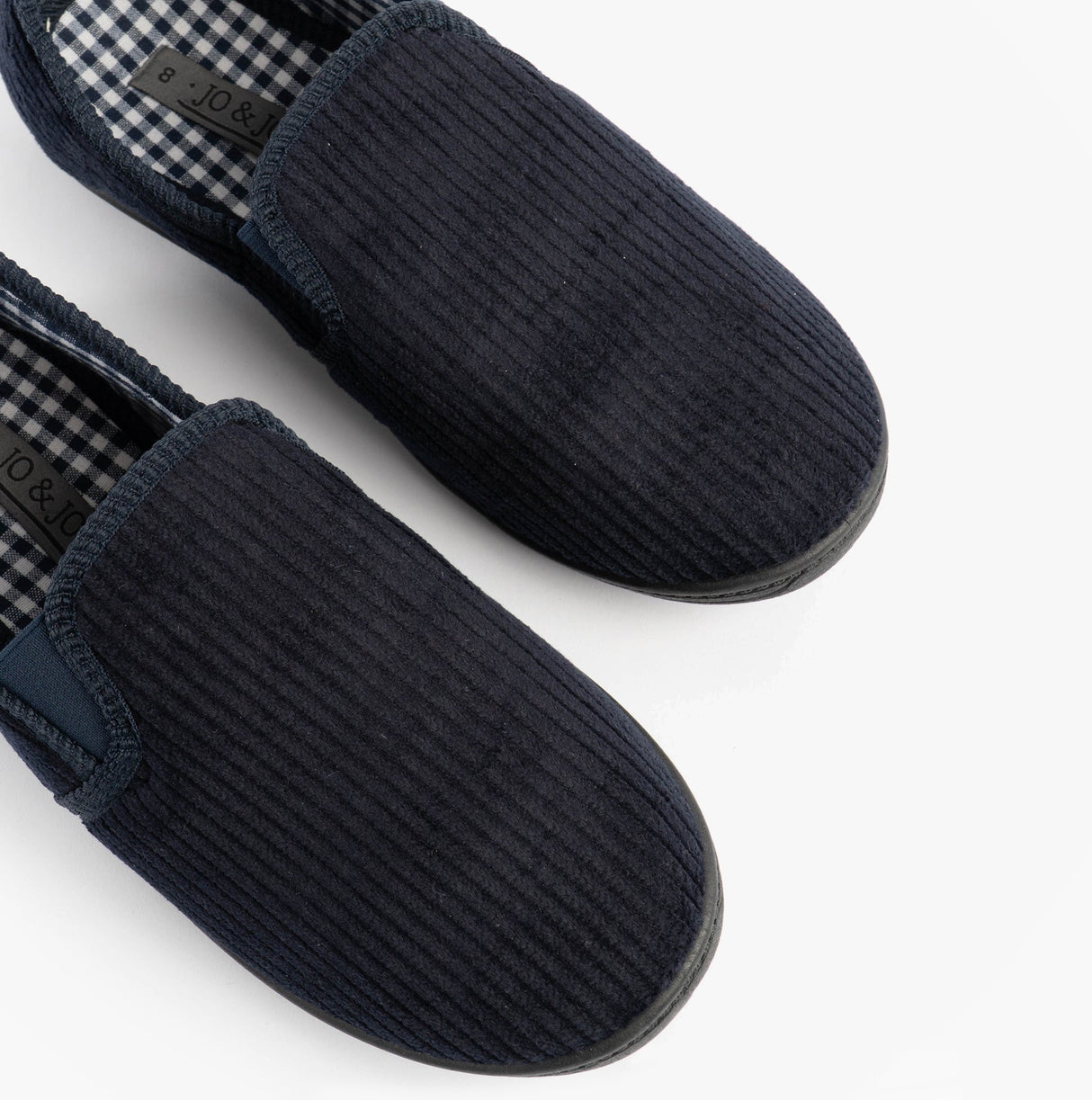 Jo & Joe HARRY Mens Full Slippers Navy