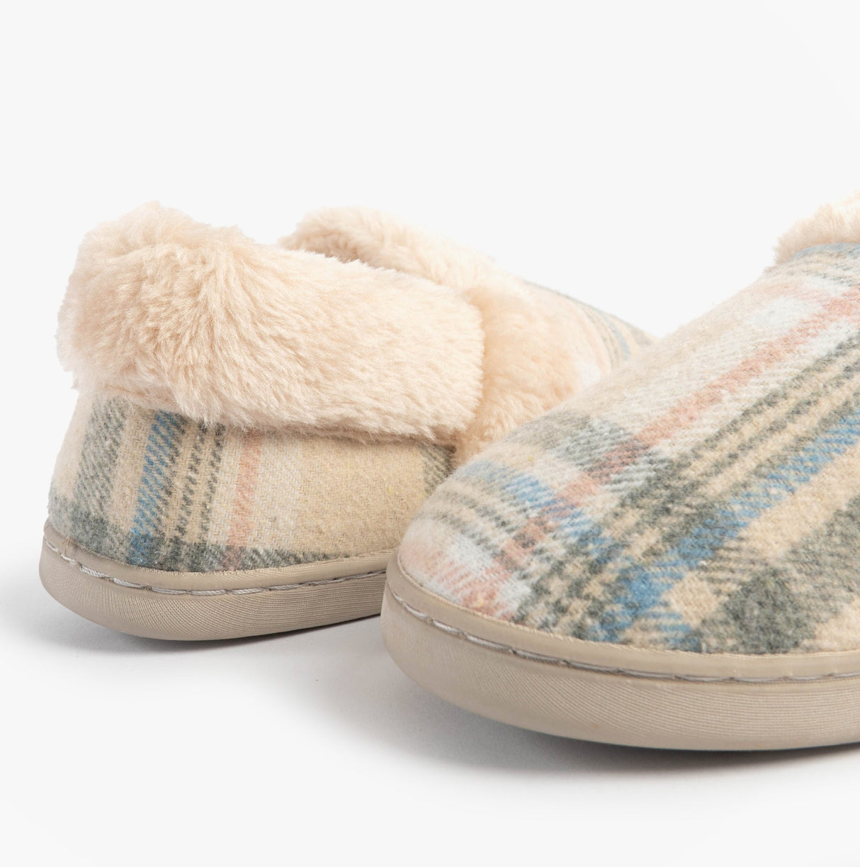 Jo & Joe HERITAGE Womens Full Slippers Oatmeal
