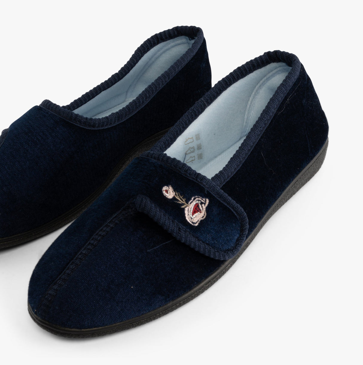 Jo & Joe IDA Womens Full Slippers Navy