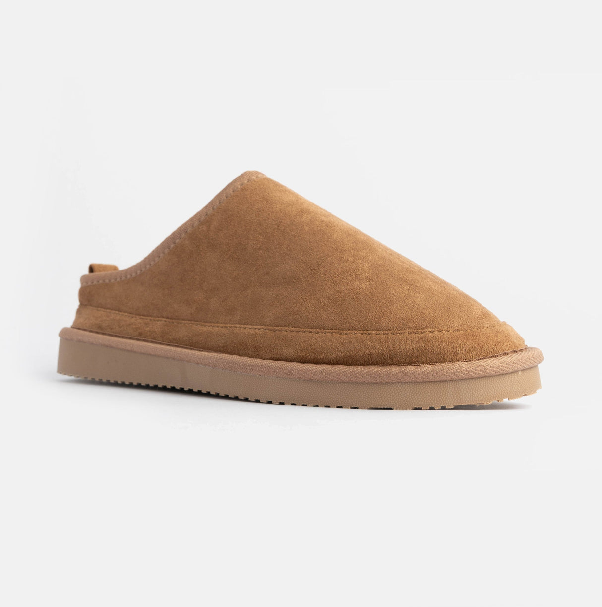 Jo & Joe KINROSS Mens Mule Slippers Chestnut