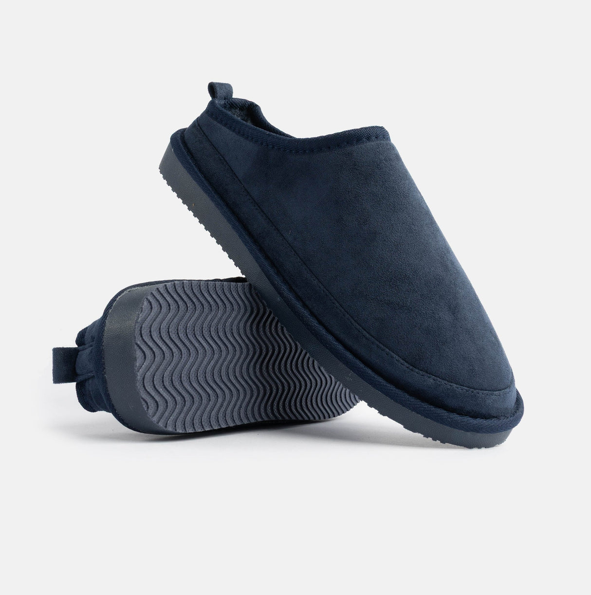 Jo & Joe KINROSS Mens Mule Slippers Navy
