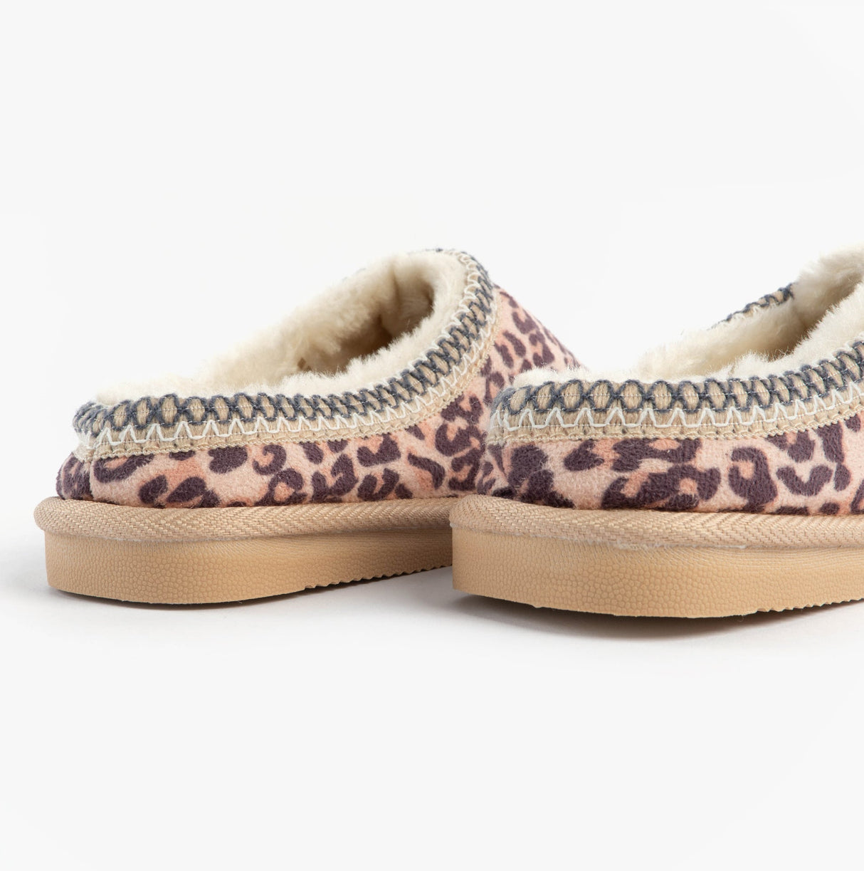 Jo & Joe KOALA Womens Mule Slippers Leopard