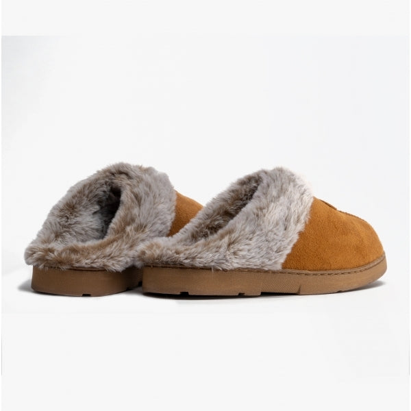 Jo & Joe SPLENDOUR Womens Slippers Chestnut