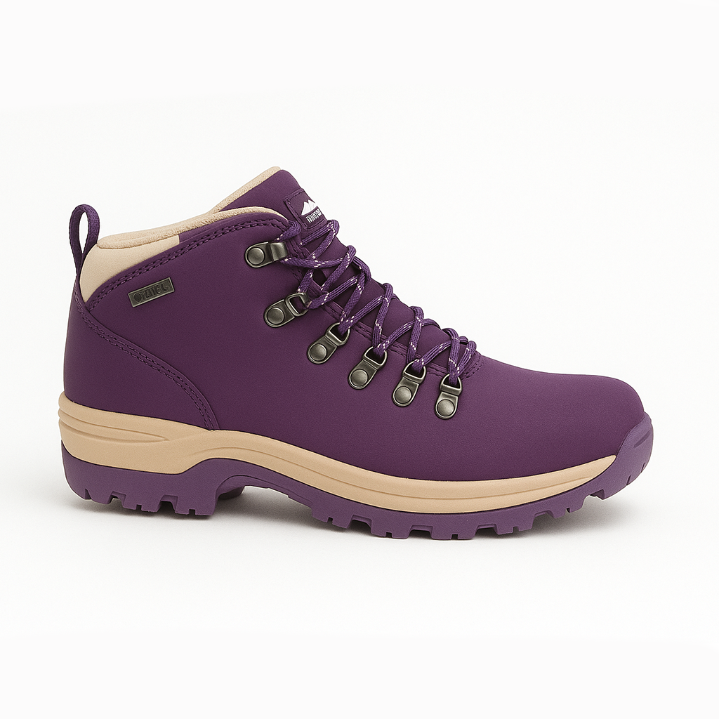 Johnscliffe TREK Womens Waterproof Hiking Boots Purple