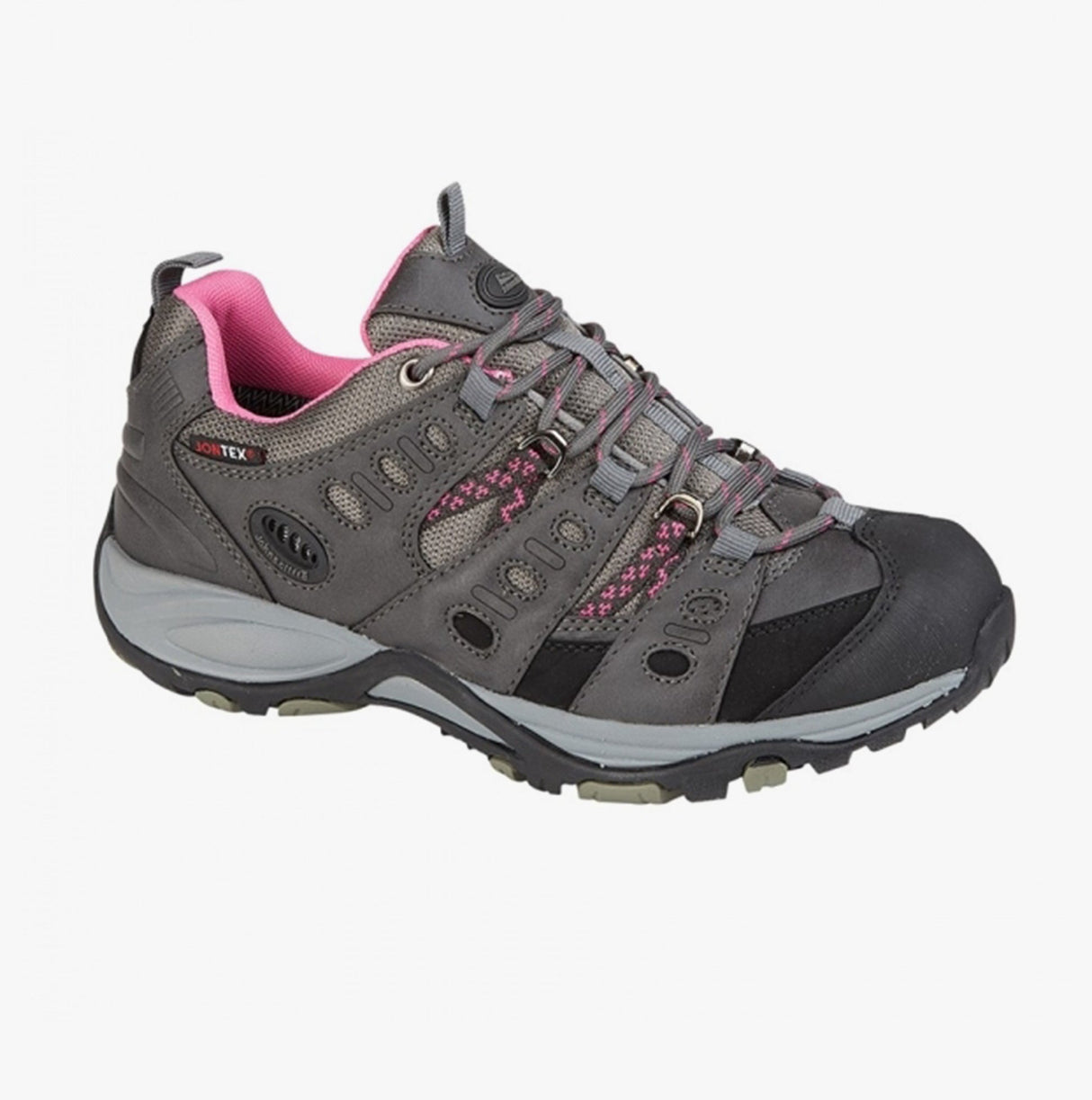 Johnscliffe CASCADE II Womens Trekking Shoes Dark Grey/Fuchsia