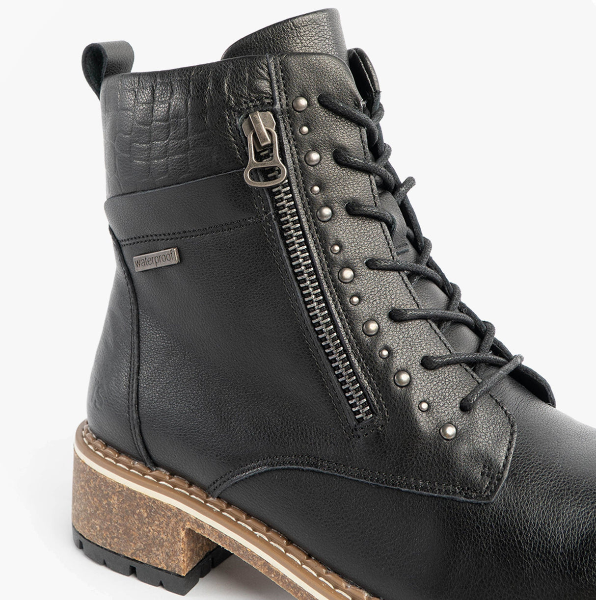 Josef Seibel WAYLYNN 10 Womens Lace Up Ankle Boots Black