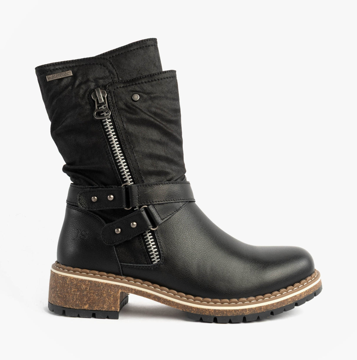 Josef Seibel WAYLYNN 13 Womens Biker Boots Black