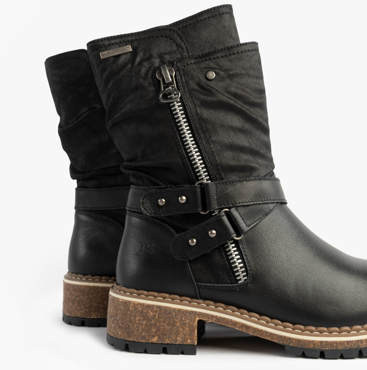 Josef Seibel WAYLYNN 13 Womens Biker Boots Black