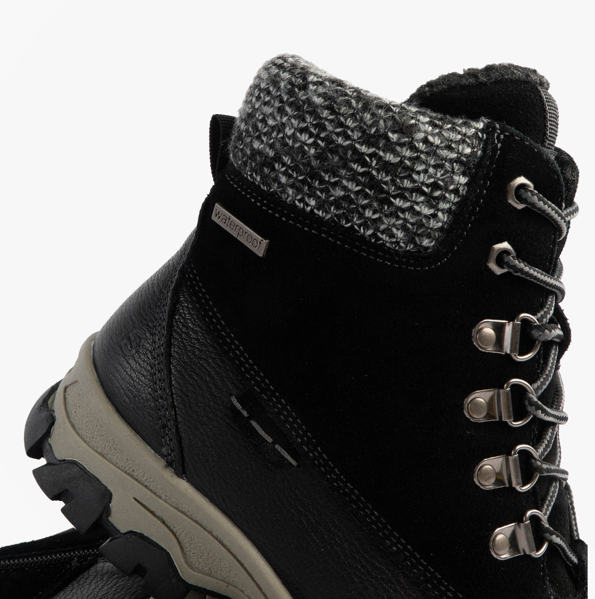 Josef Seibel WYNTER 02 Womens Waterproof Lace Up Boots Black