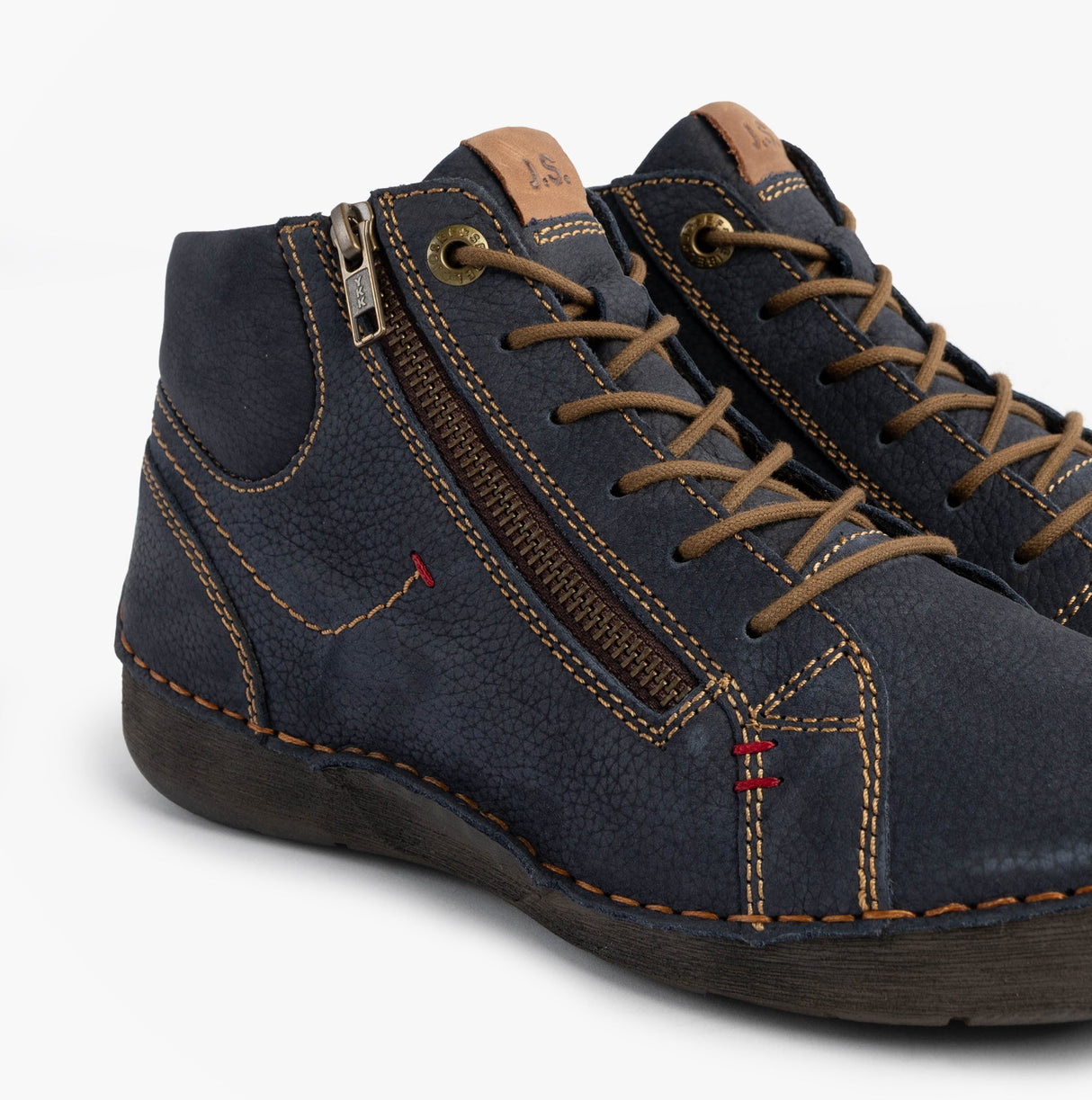 Josef Seibel FERGEY 67 Womens Size Zip Boots Ocean