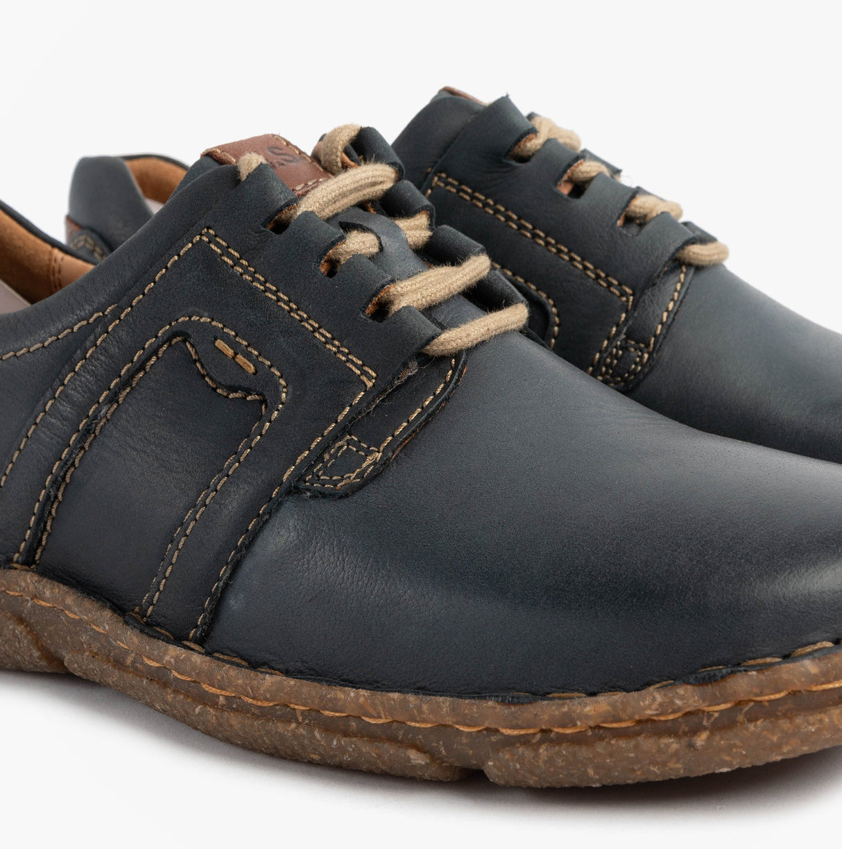 Josef Seibel NEELE 44 Womens Lace Up Leather Shoes Ocean