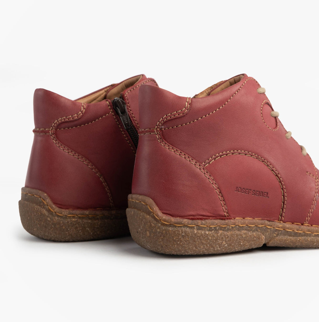 Josef Seibel NEELE 46 Womens Lace Up Ankle Boots Bordeaux