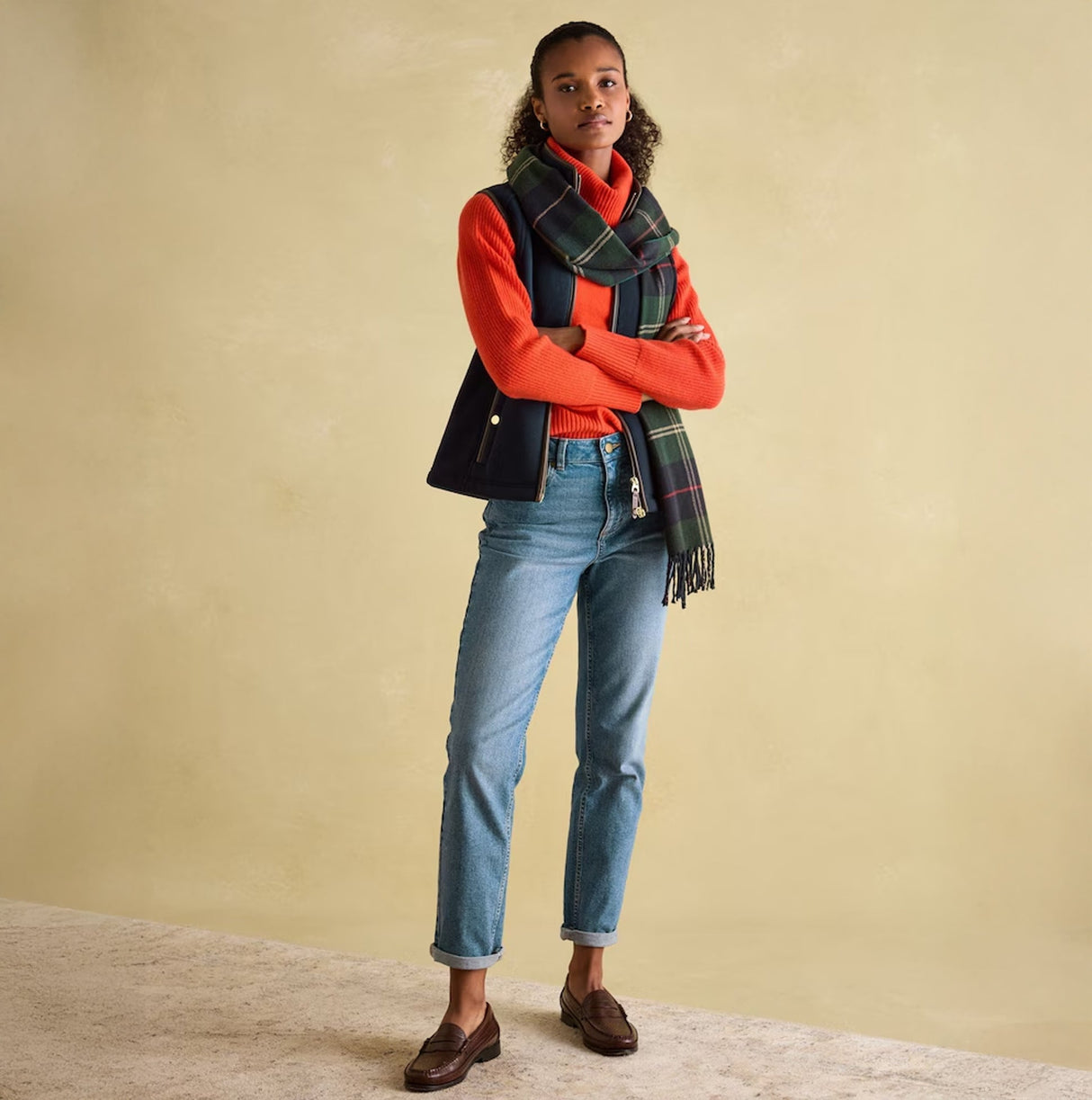 Joules FAIRBOURNE Womens Gilet Navy