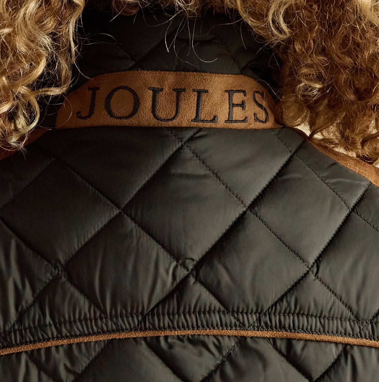 Joules BRAEMAR LUXE Womens Quilted Jacket Green