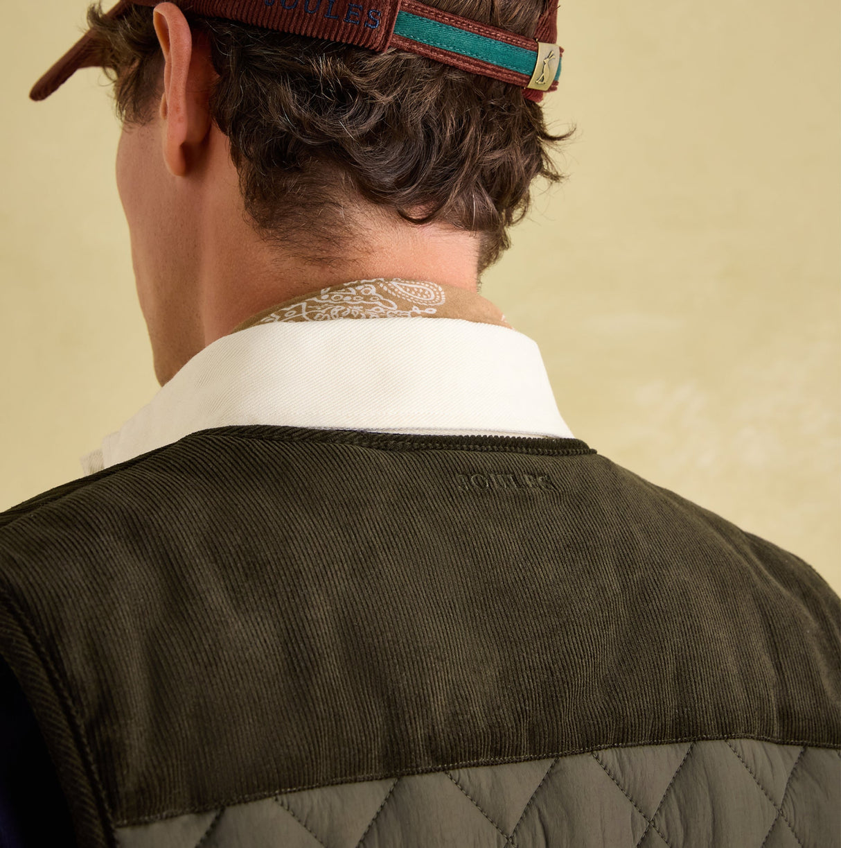 Joules GIBSON Mens Gilet Green