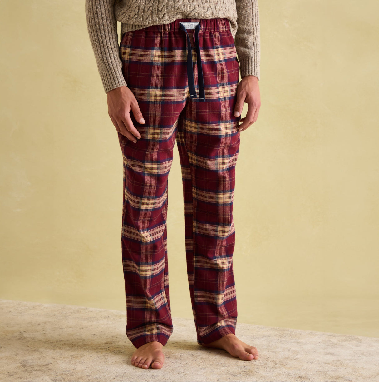 Joules SLEEPER Mens Pyjama Bottoms Red Check