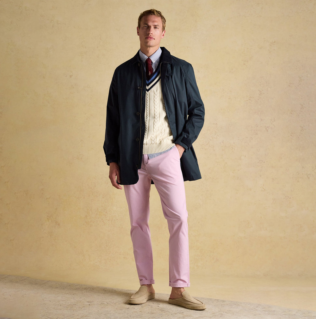 Joules SANDFORD Navy Blue Waterproof Raincoat Navy