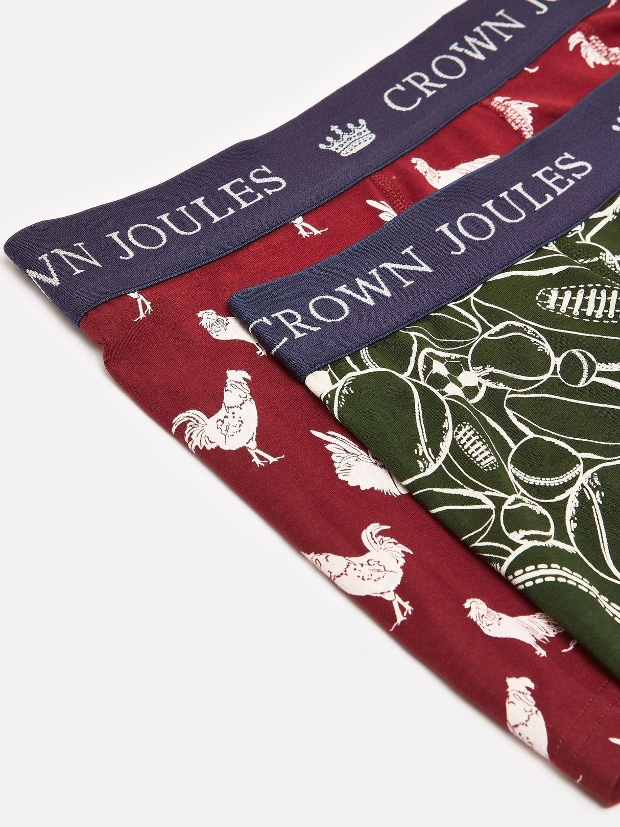 Joules CROWN JERSEY Mens 2-Pack Boxers Game Birds