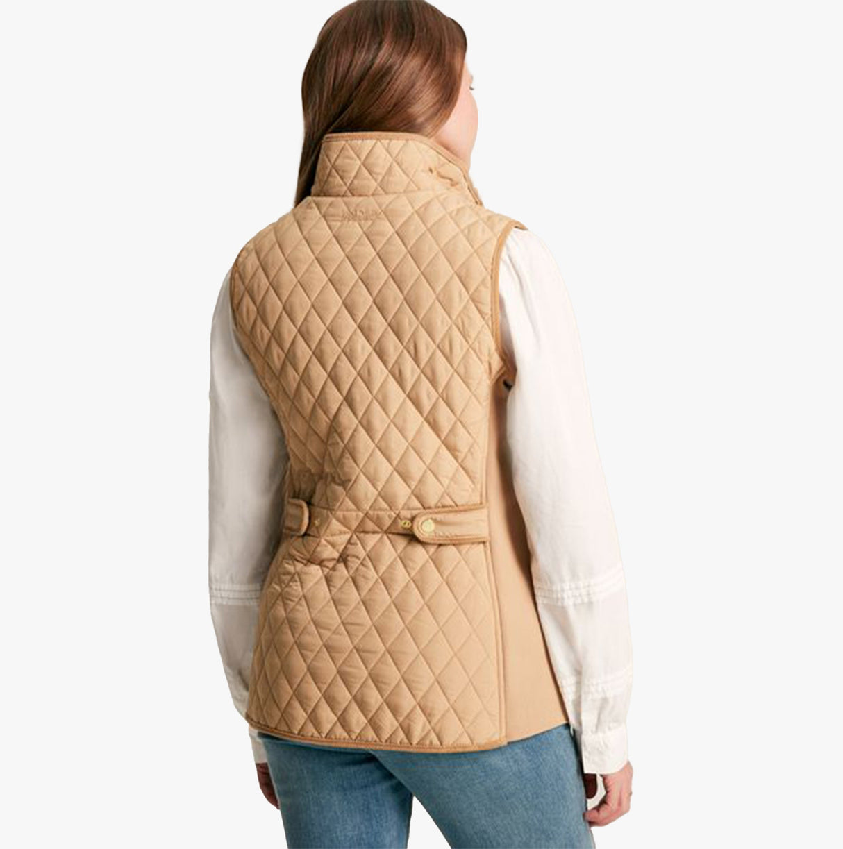 Joules STATELY Womens Quilted Gilet Beige