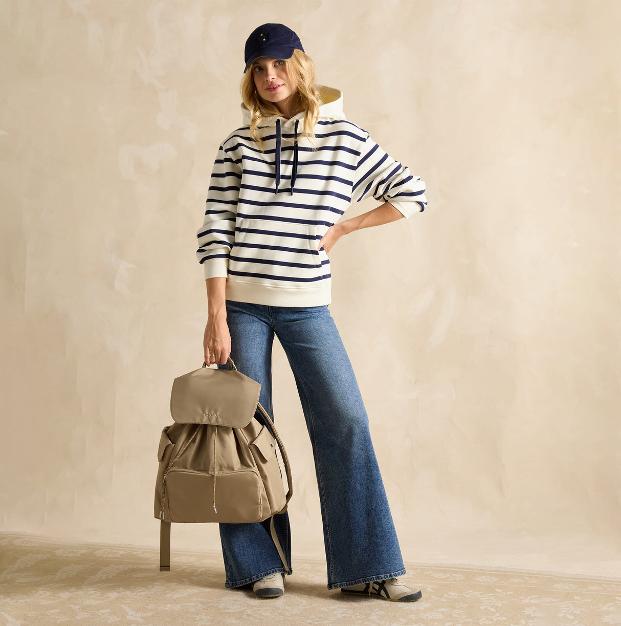 Joules CAMBECK NYLON RUCKSACK Womens NEUTRAL