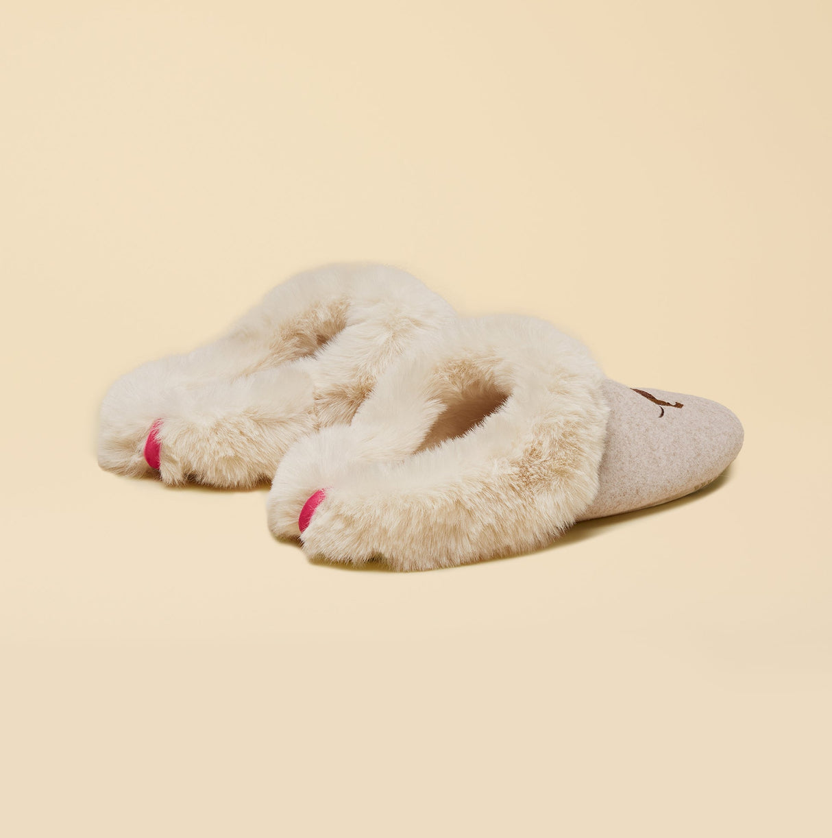 Joules SLIPPET Womens Mule Slippers Oatmeal