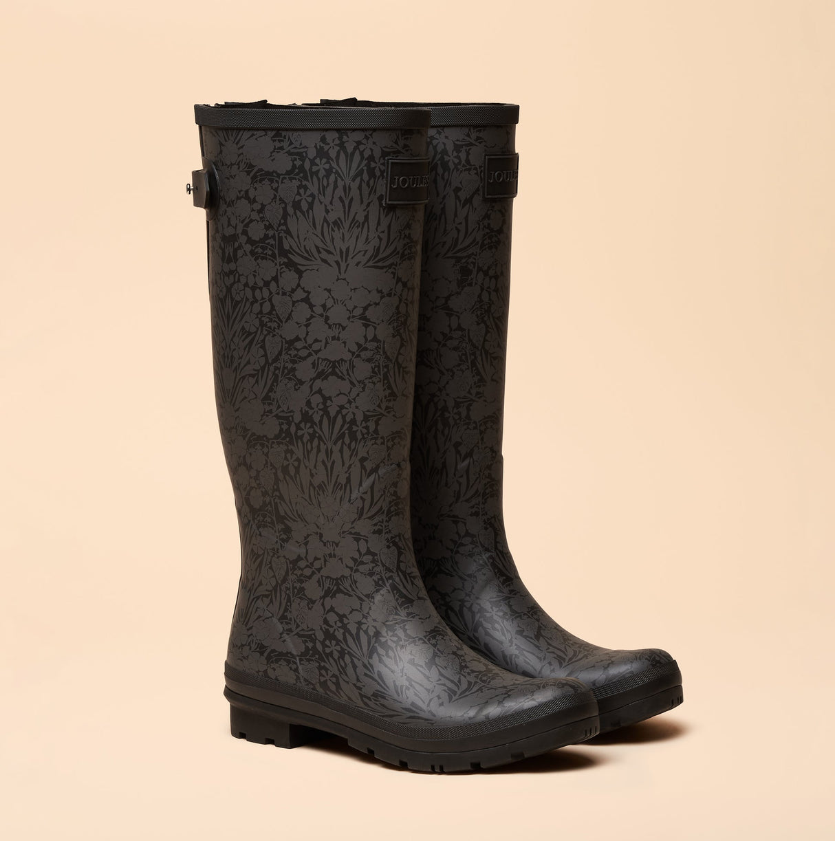 Joules WELLY PRINT Womens Wellington Boots Black