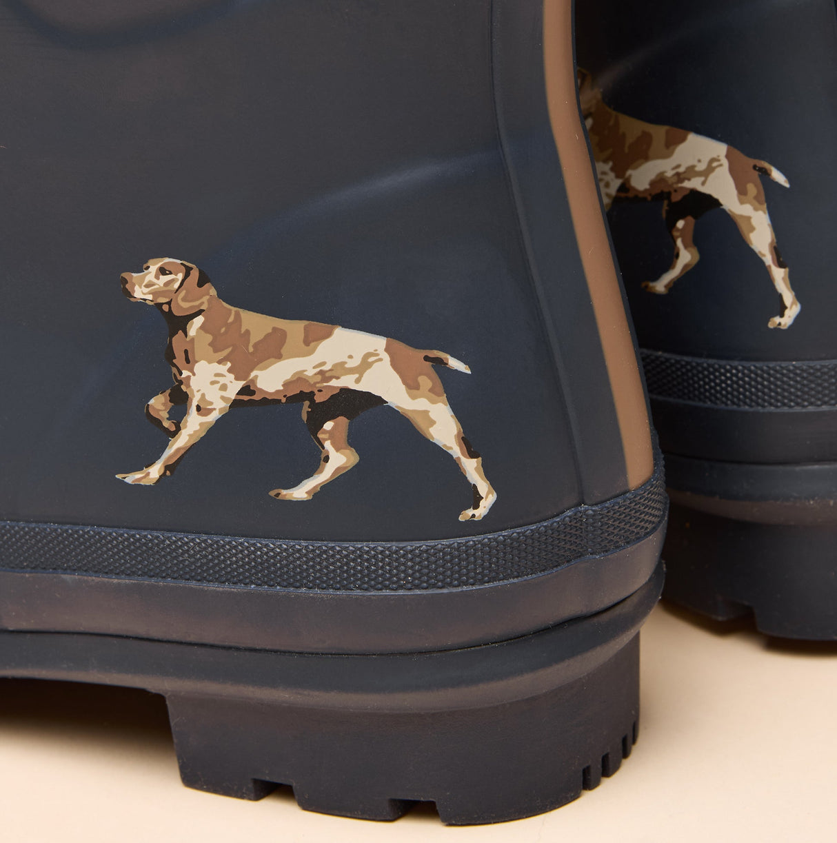 Joules WELLY PRINT Womens Wellington Boots Navy