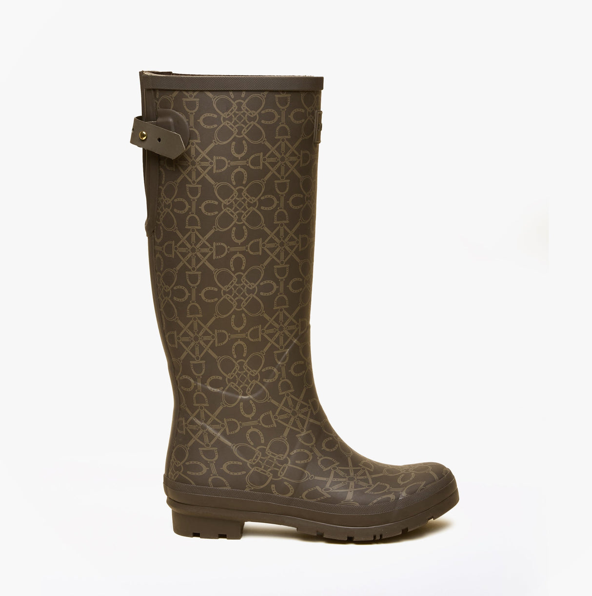 Joules WELLY PRINT Womens Wellington Boots Brown