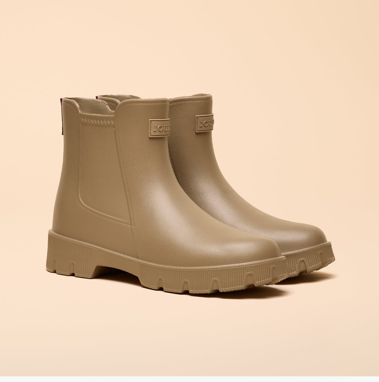 Joules RAINDANCE Lightweight Wellies Mink Brown