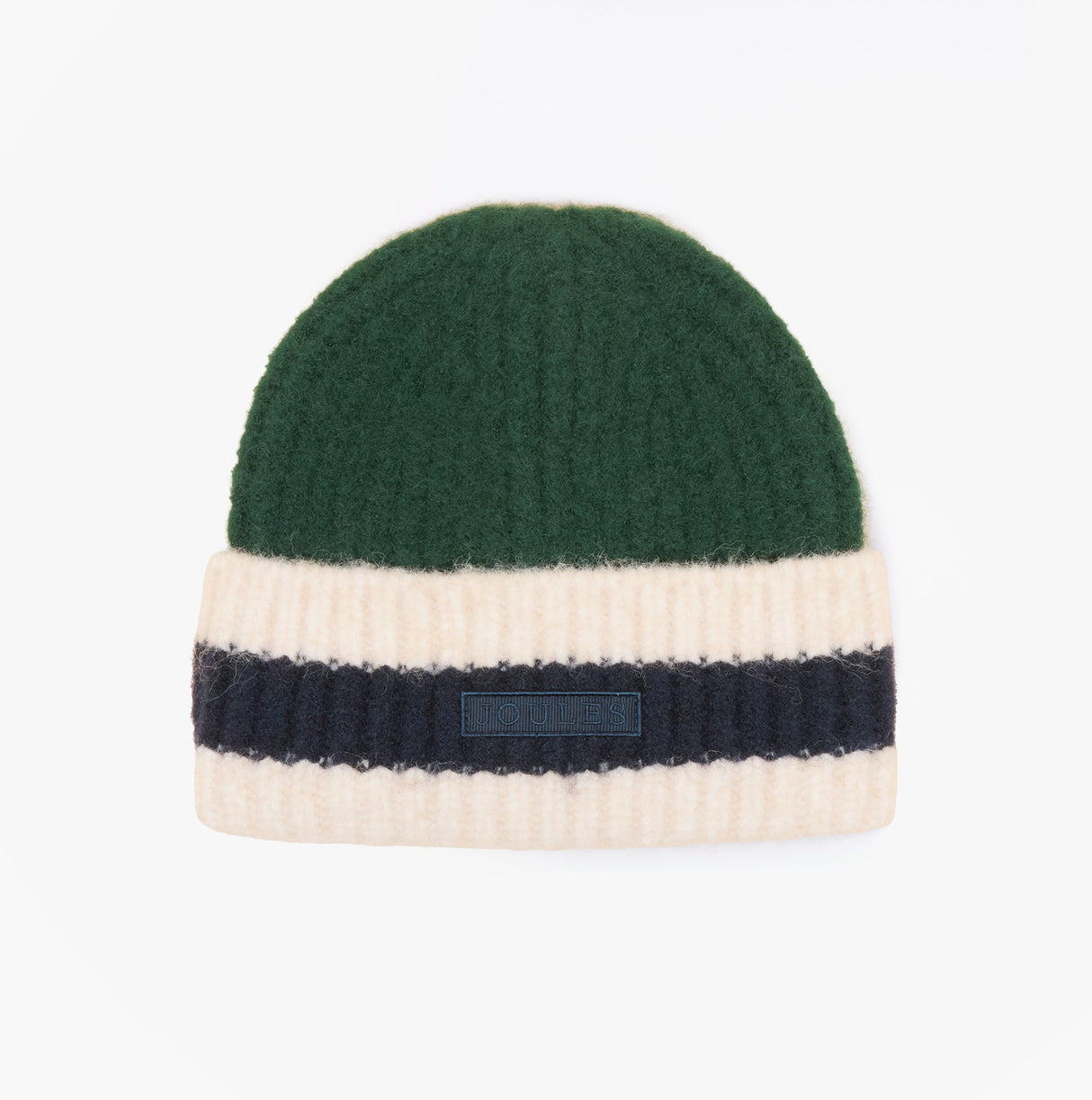 Joules POPLEY STRIPE Womens Beanie Green/Blue