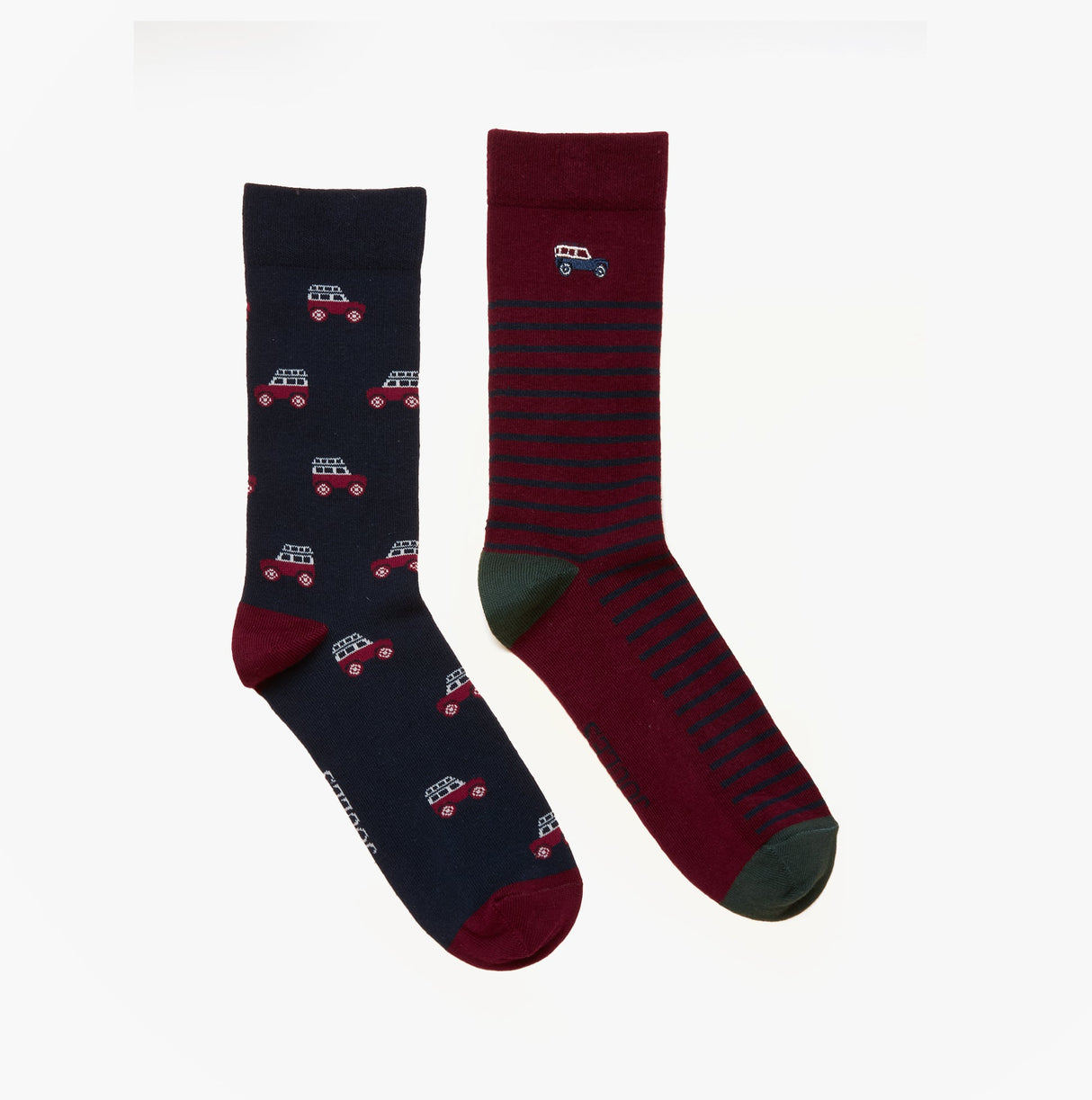 Joules KINGSBURY Mens Car Design Socks Red/Blue