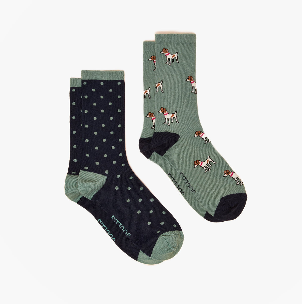 Joules EVERYDAY Womens Socks Green/Blue
