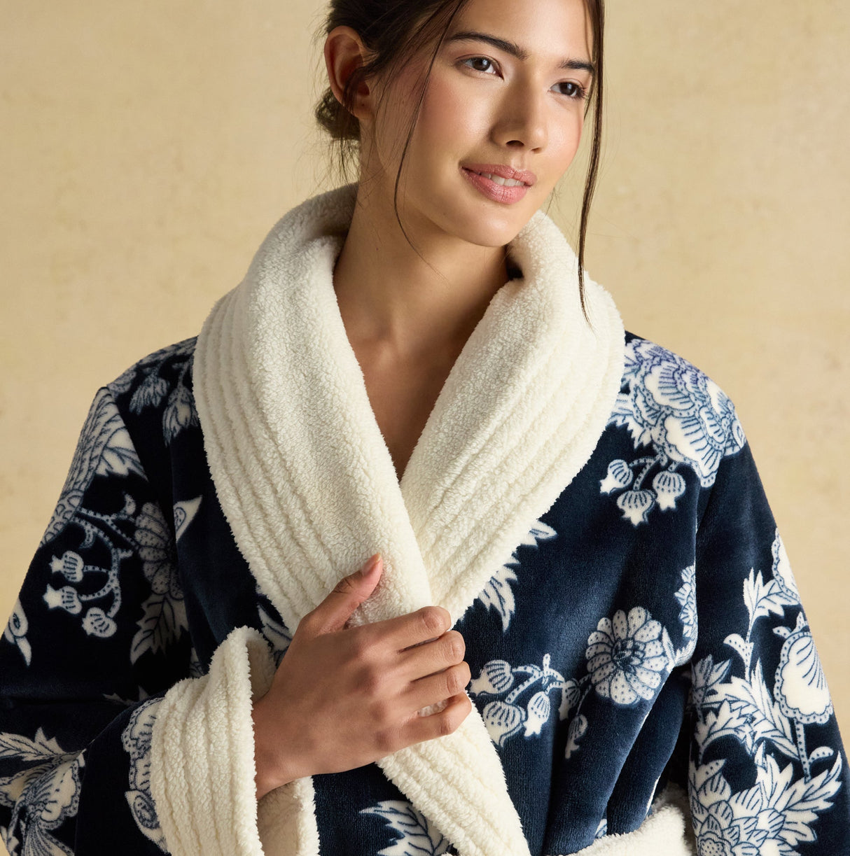 Joules MATILDA Womens Robe Navy