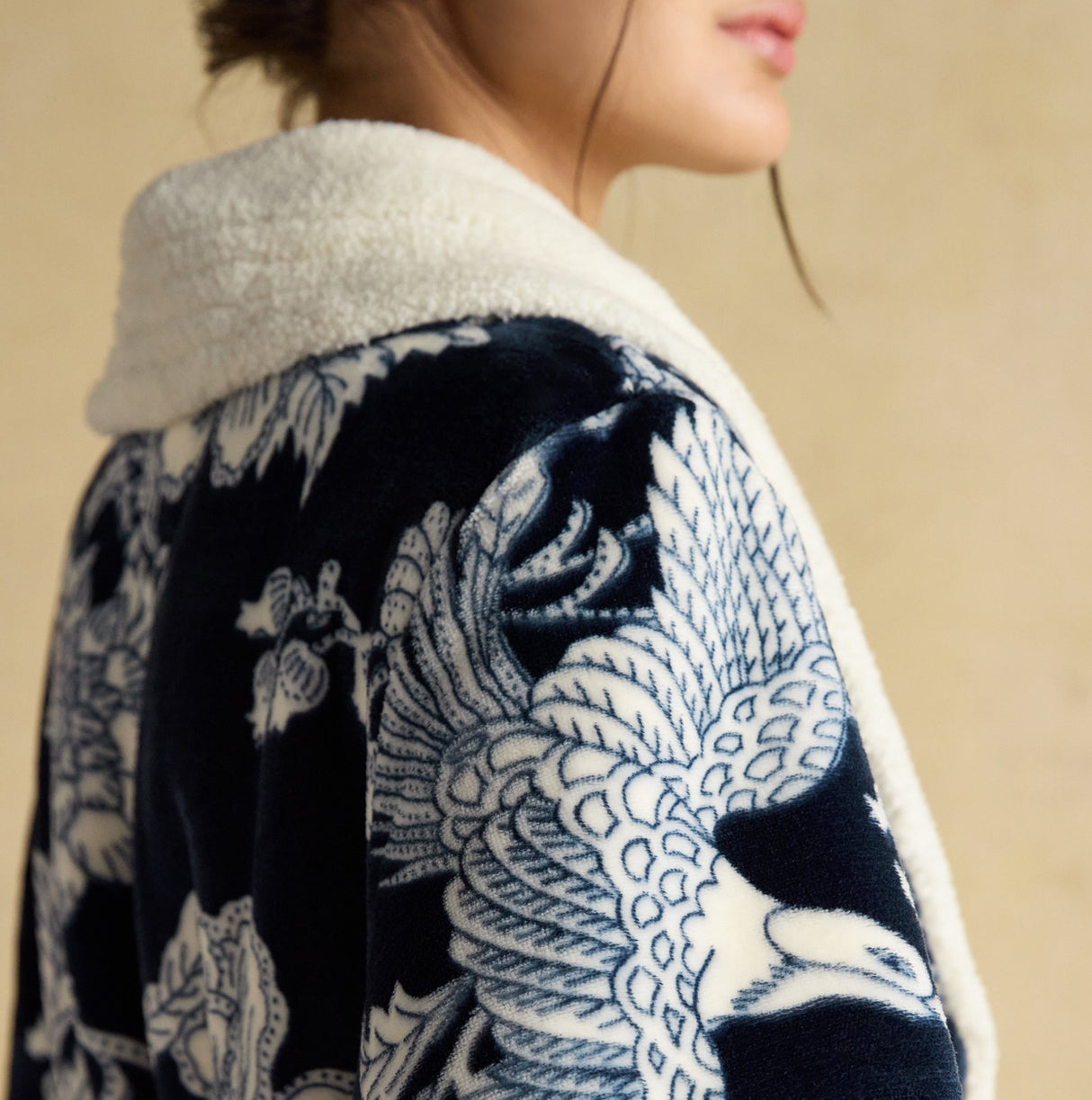 Joules MATILDA Womens Robe Navy