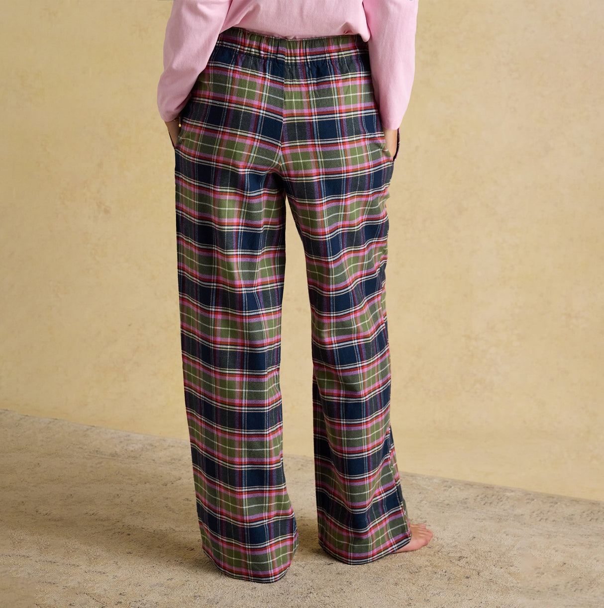 Joules STELLA Womens Pyjama Bottoms Navy/Khaki