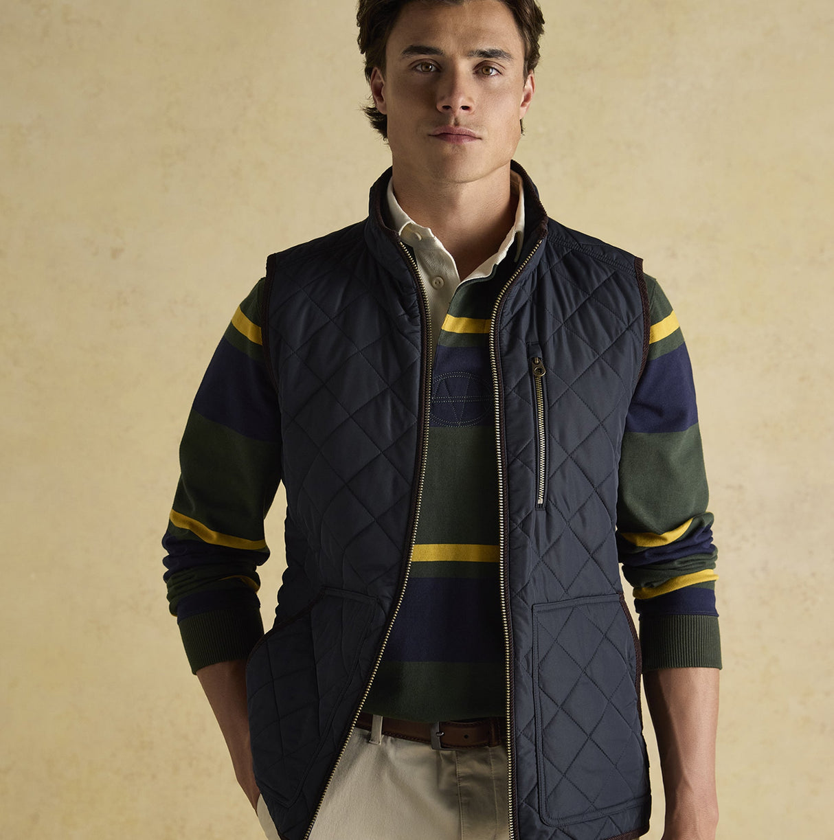 Joules MAYNARD Mens Gilet Navy