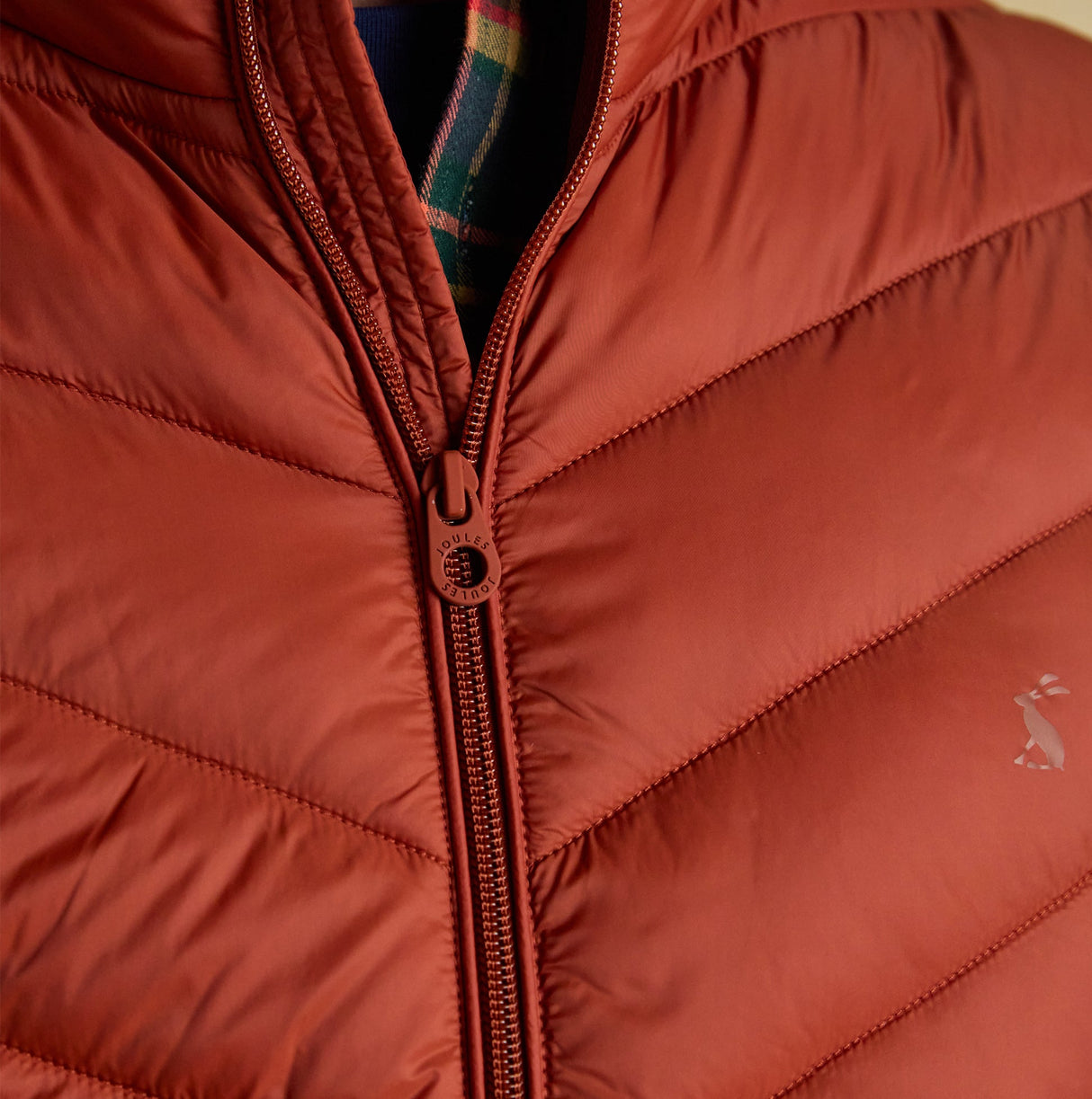 Joules GARRETT Mens Showerproof Padded Gilet Orange