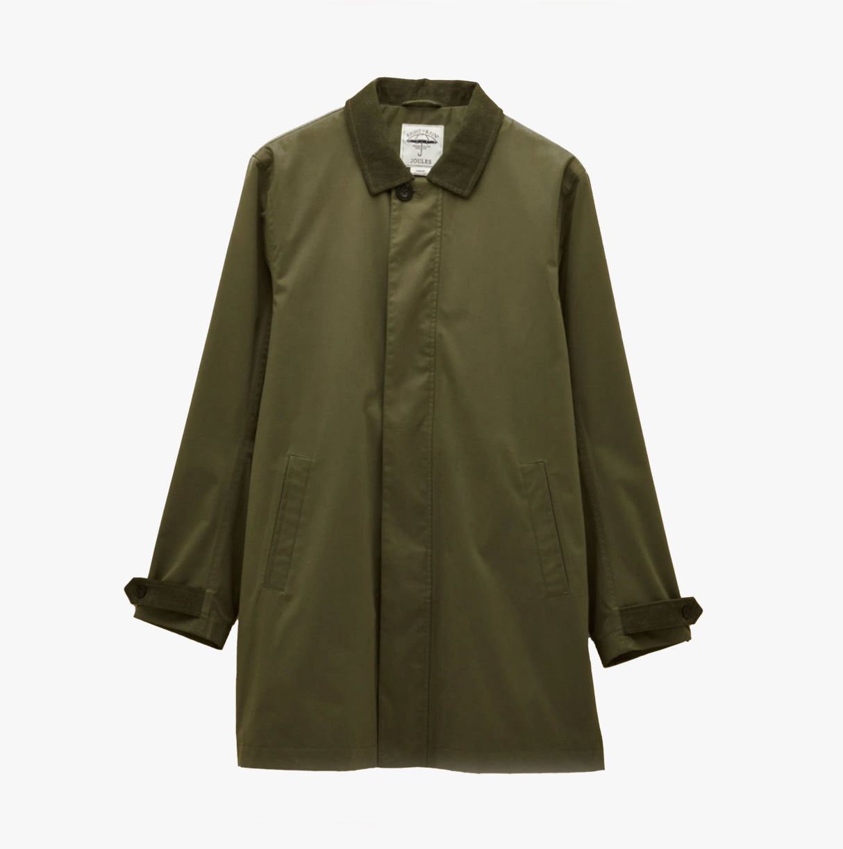 Joules SANDFORD Mens Waterproof Raincoat Green