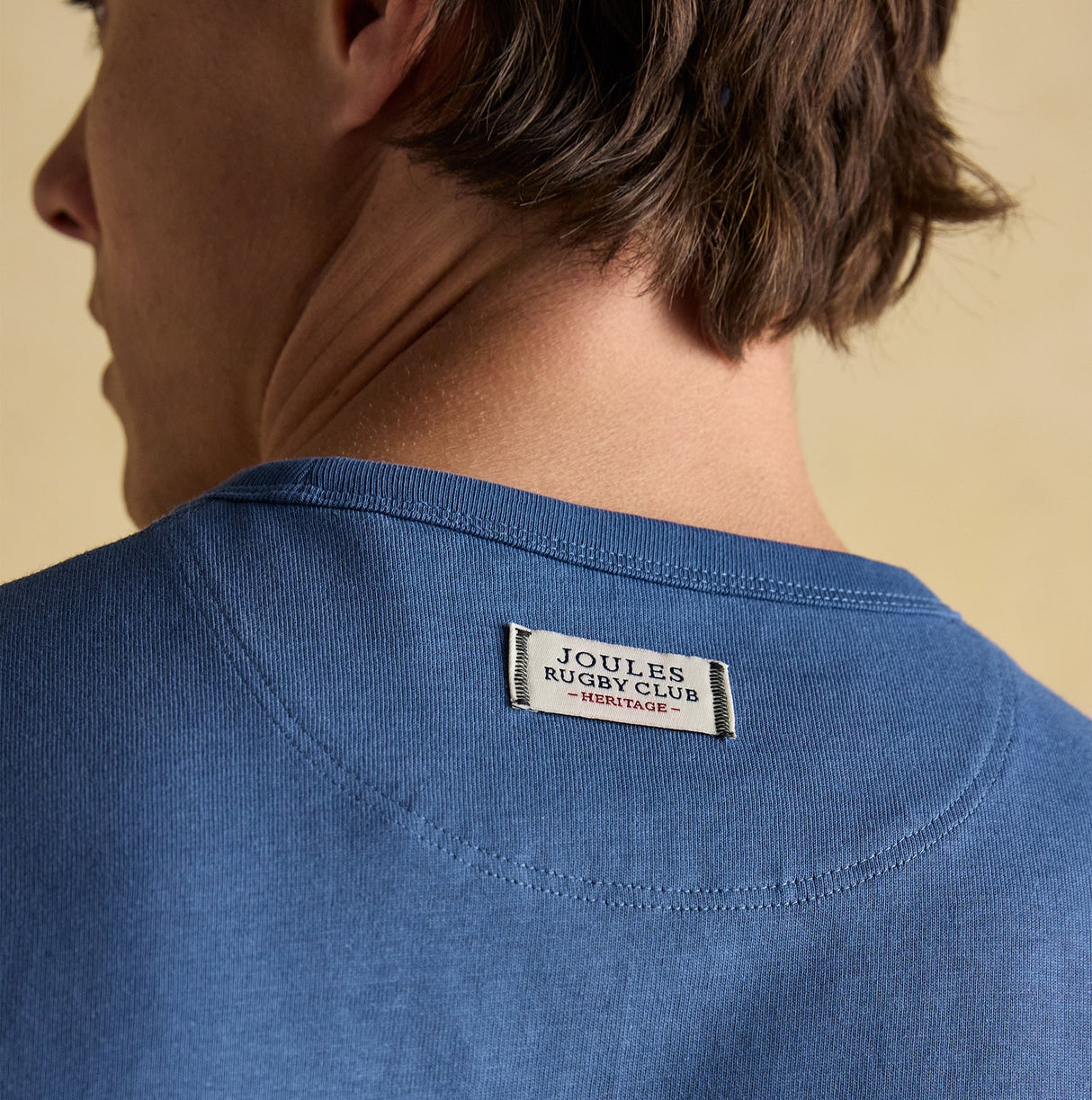 Joules RUGBY CLUB TEE Mens T-Shirt Blue