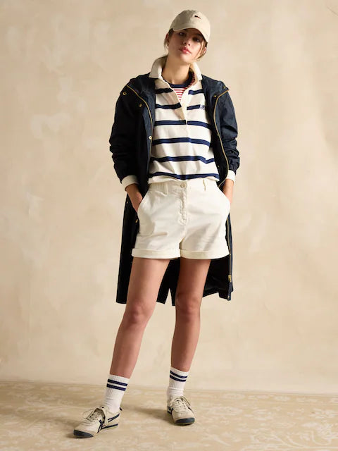 Joules HOLKHAM Womens Raincoat Navy Paisley