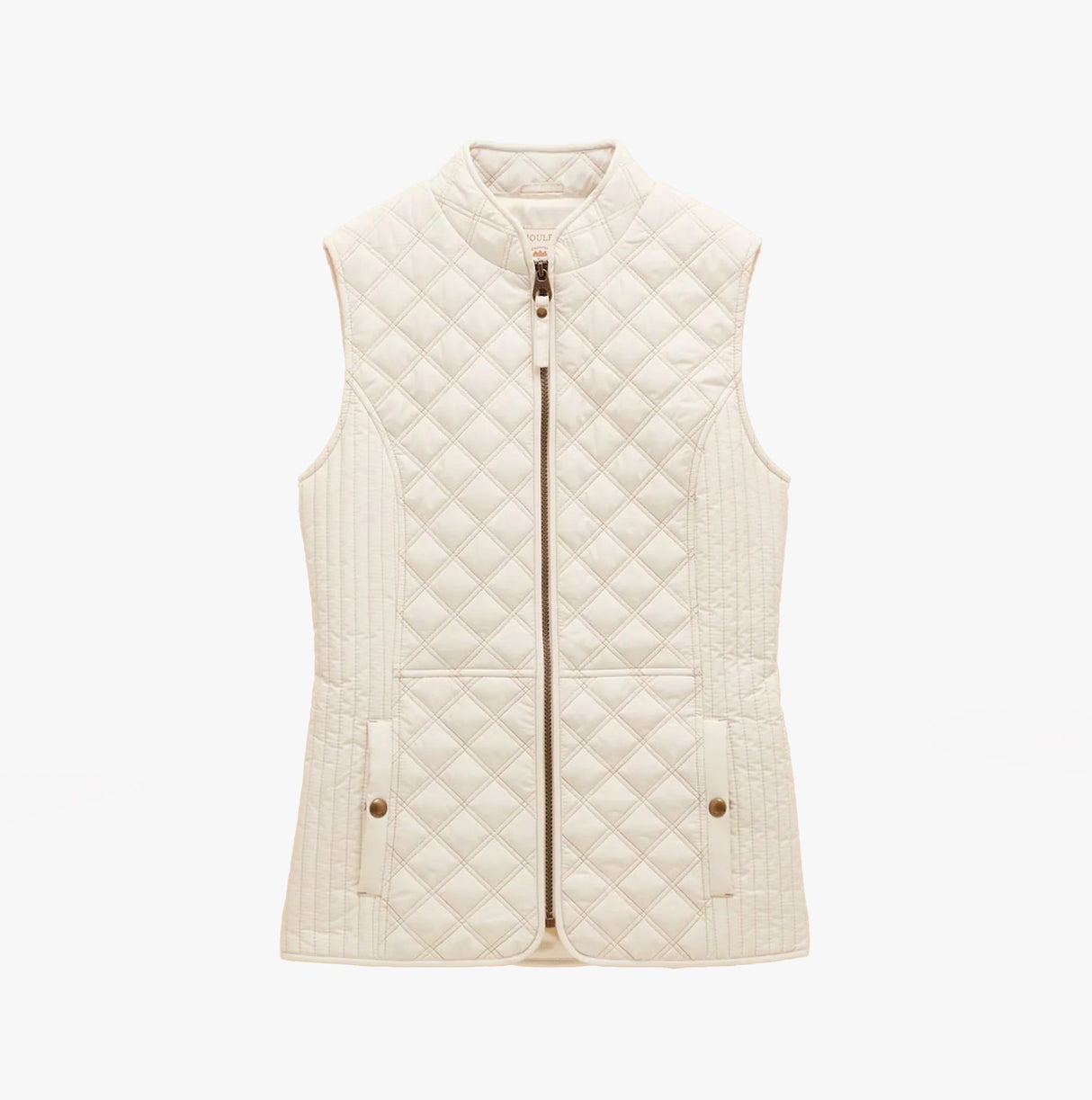 Joules MINX Womens Showerproof Quilted Gilet Cream