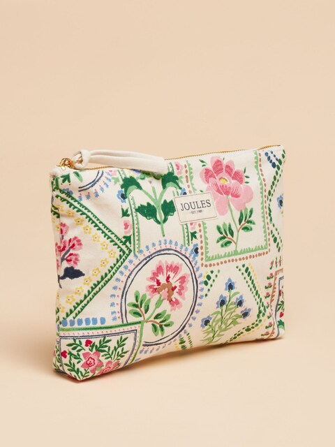 Joules CARRYWELL Womens Pouch Mosaic Floral
