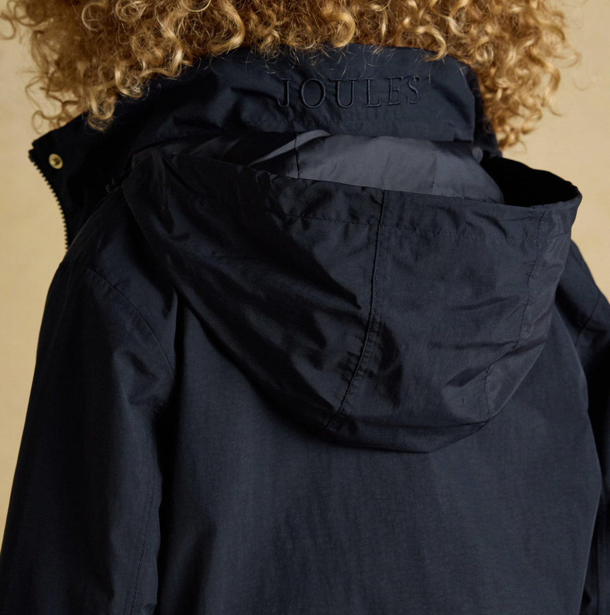 Joules HENSLEY Womens Longline Waterproof Coat Navy