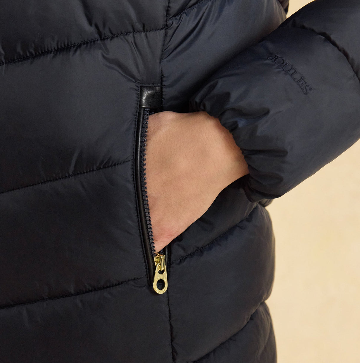 Joules MOORSDALE Womens Long Coat Navy