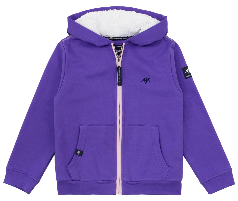 Childrens Boatyard Full Zip Hood - Indigo Haze