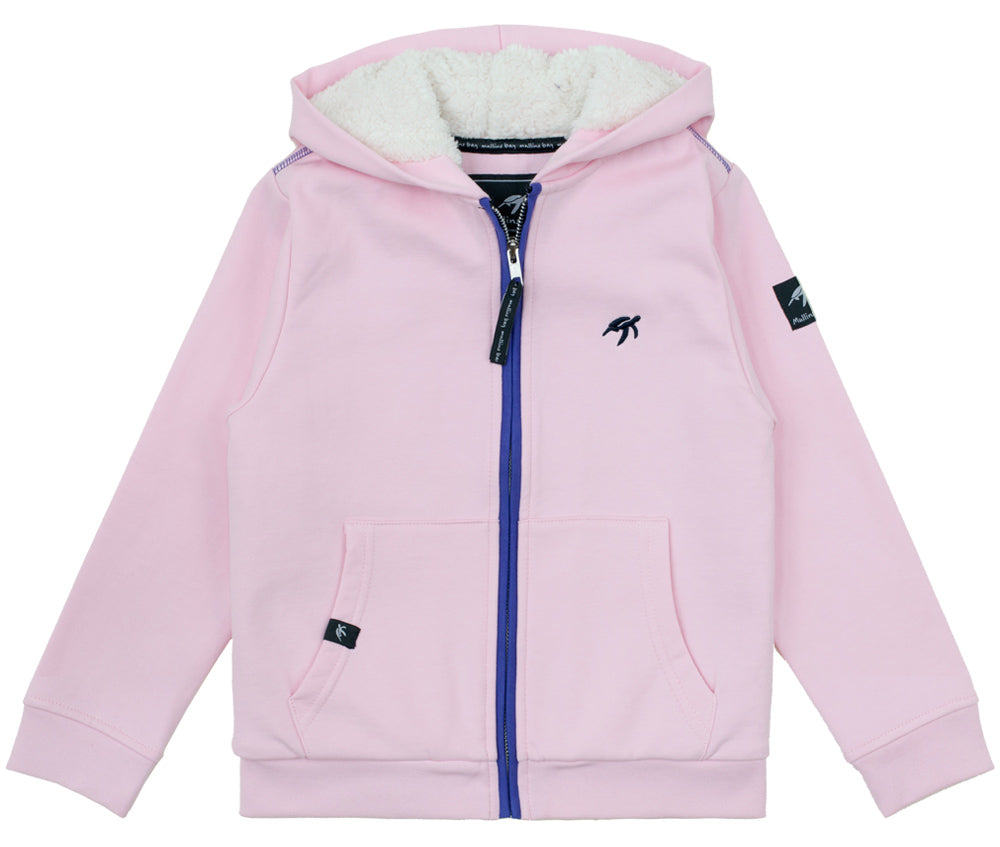 Childrens Boatyard Full Zip Hood - Ice Pink