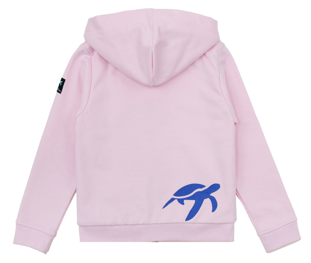 Childrens Boatyard Full Zip Hood - Ice Pink